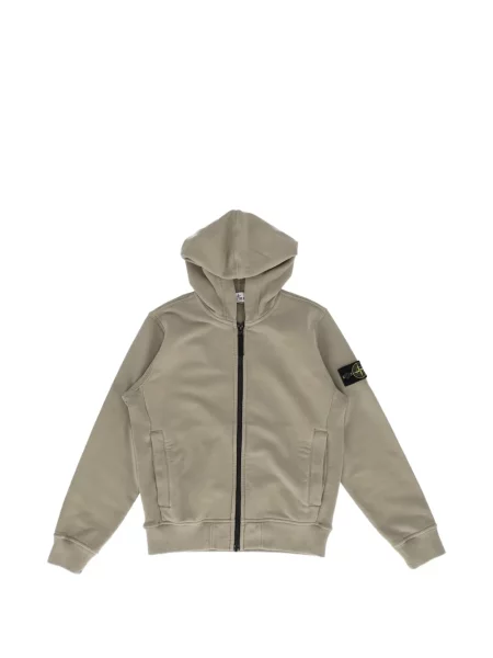 Bluza z kapturem dziecięca Stone Island szara