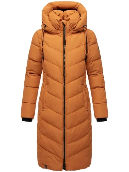 NAVAHOO Palton de iarnă Sahnekatzii XIV mandarină portocaliu