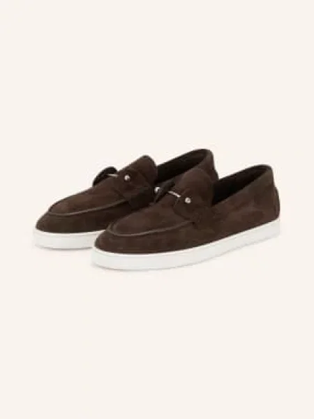 Półbuty Christian Louboutin brązowe