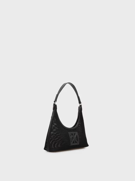 Сумка Calvin Klein с сеткой черная
