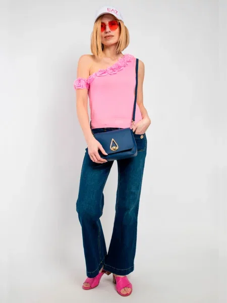 NOSECRETS Майка Віскоза/нейлон рожевий