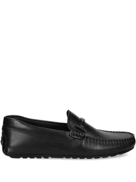 Pantofi loafer Boss din piele negru