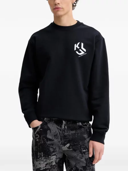 Hanorac Karl Lagerfeld Jeans negru