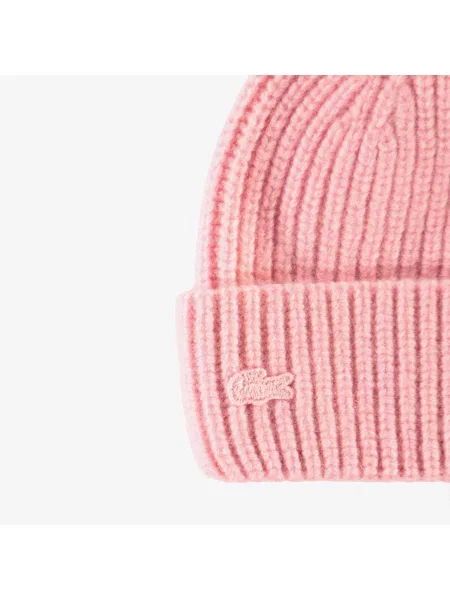 Шапка Lacoste розовая