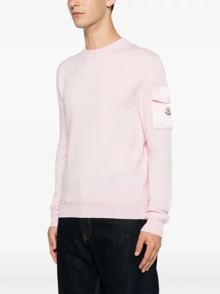 Pulover Moncler cu autograf roz