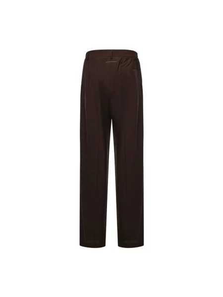 Spodnie Mm6 Maison Margiela brązowe