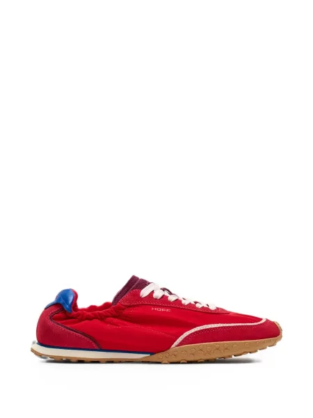 Sneakerși Hoff din piele de căprioară roșu