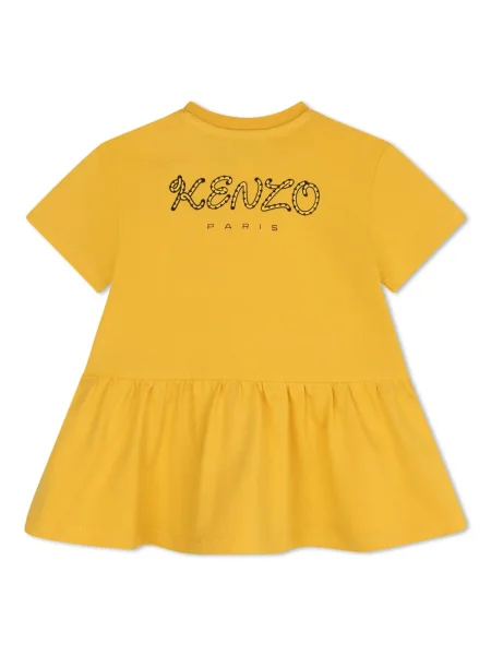 Sukienka dziecięca Kenzo żółta