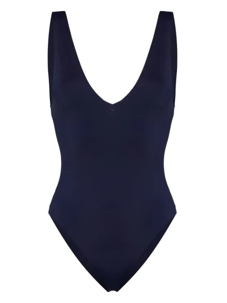 Costum de baie Barena cu decolteu în V albastru
