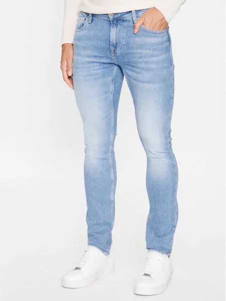 Jeans hlače Guess modra