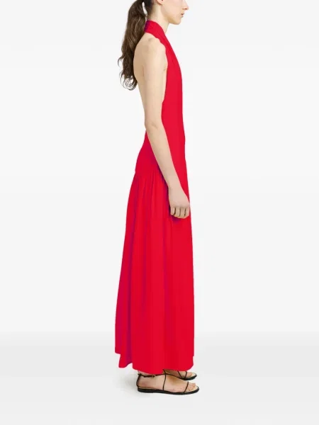 Maxi suknele Proenza Schouler v formos iškirpte raudona