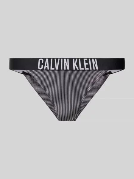 Figi bikini z elastycznym pasem z logo model ‘BRAZILIAN’ Calvin Klein Underwear czarny