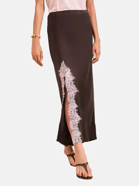 Friends Like These Fustă mov vânătă / pastel roz