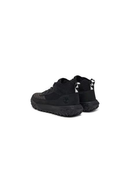 Fűzős csizma Timberland fekete