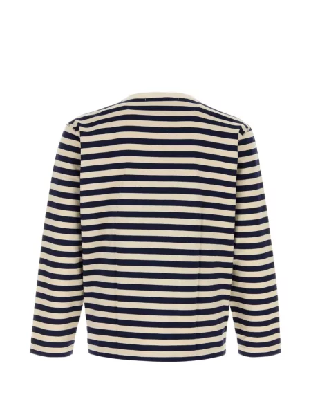 Tricou Junya Watanabe cu broderie cu dungi
