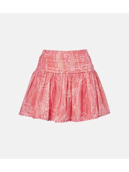 Fustă Poupette St Barth cu imagine roz