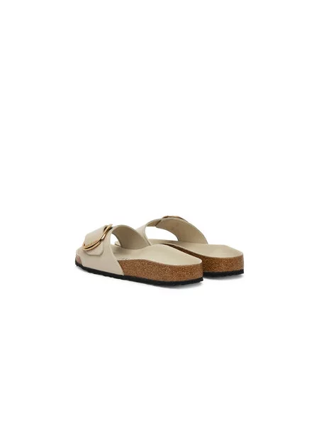 Birkenstock Natikači Madrid Big Buckle Hex Écru