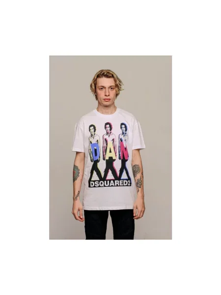 Tricou Dsquared alb