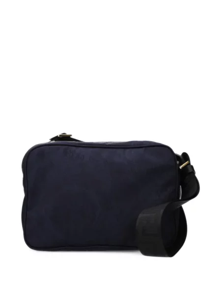 Geantă crossbody Versace din jacard albastru
