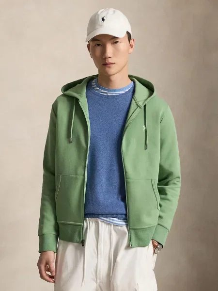 Polo Ralph Lauren Tepláková bunda zelená