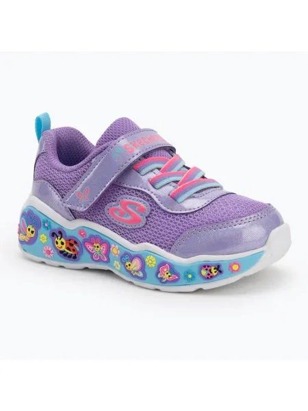 Детски обувки SKECHERS Play Scene Fun Squad pink/multi виолетово