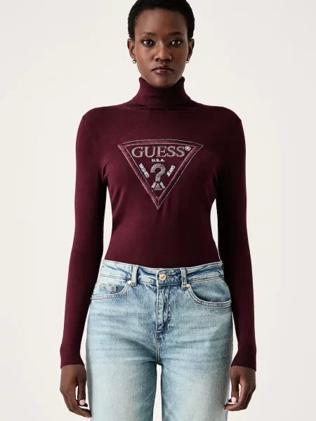 Guess sweter z wiskozą HALLIE