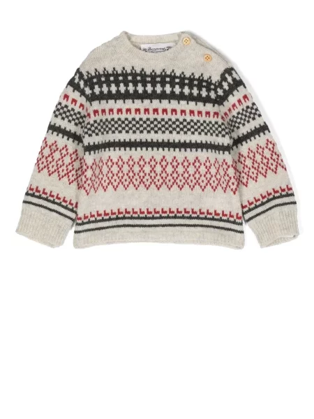 Sweter dziecięcy Bonpoint szary