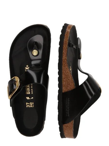 Csatos szandál Birkenstock fekete