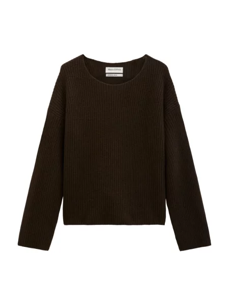 Sweter Marc O'polo wełniany brązowy
