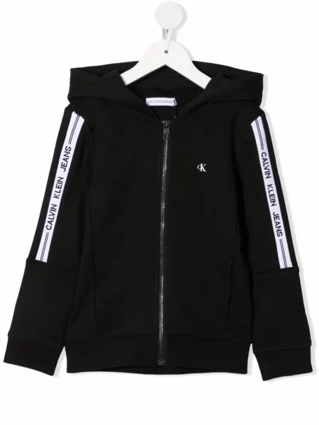 Bluza z kapturem dziecięca Calvin Klein czarna