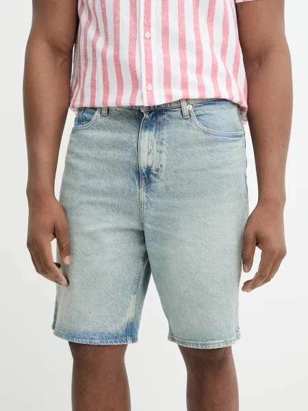 Jeans kratke hlače Tommy Jeans modra