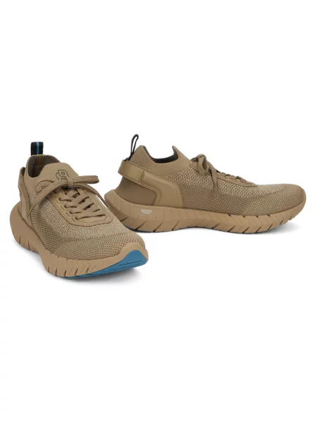 Sneakersy Boss brązowe