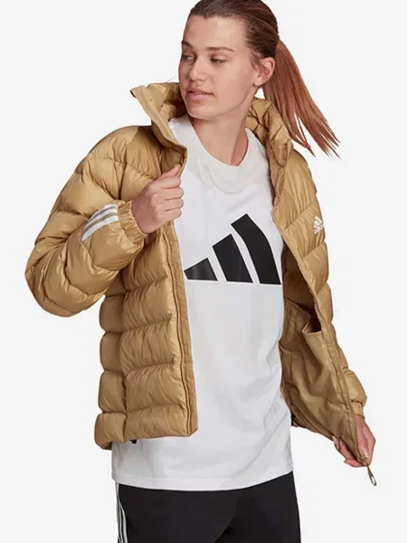 Куртка adidas Itavic Midweight зимова oversize бежевий
