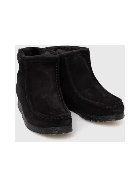Buty do kostki Clarks zamszowe czarne
