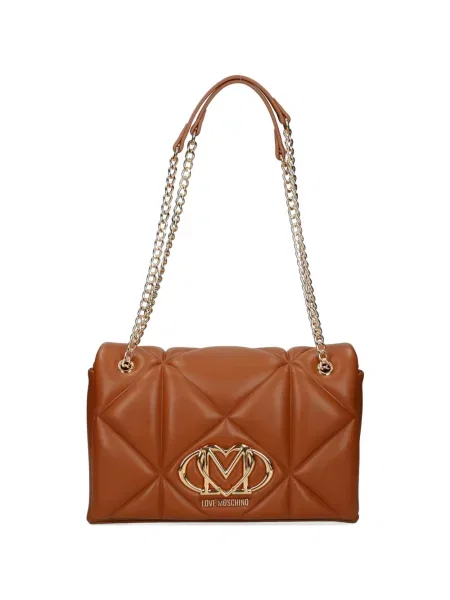 Colier Love Moschino cu bretele maro