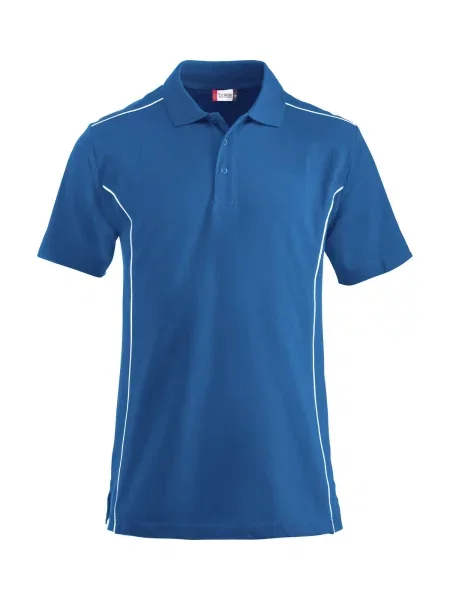 Clique New Conway Polo – kontrastowe obszycie royal blue niebieska