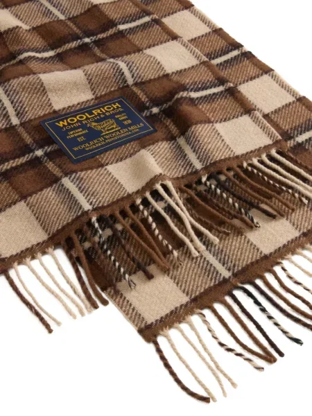 Pledas šalikas Woolrich su kutais ruda