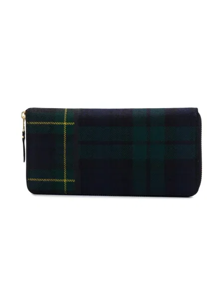 Vilnonis raštuotas piniginė Comme Des Garçons Wallet žalia