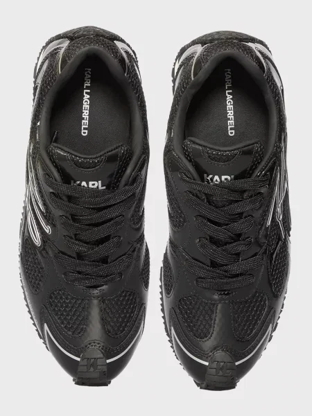 Кроссовки Karl Lagerfeld с автографом черные
