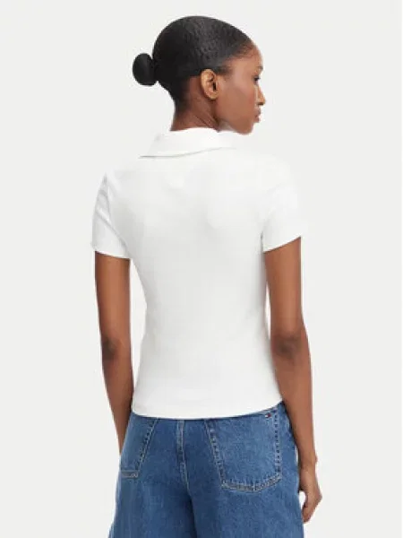 Polokošile Tommy Jeans bílé