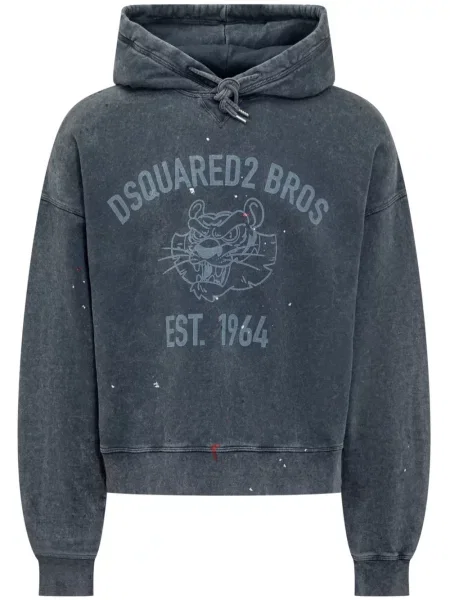 Hanorac cu glugă Dsquared2 albastru
