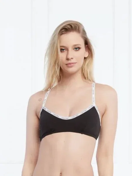 Calvin Klein Swimwear Bikini felső fekete