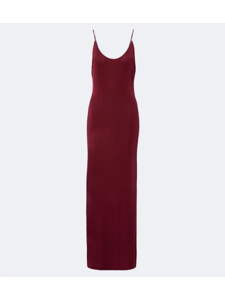 Rochie maxi Saint Laurent din jerseu