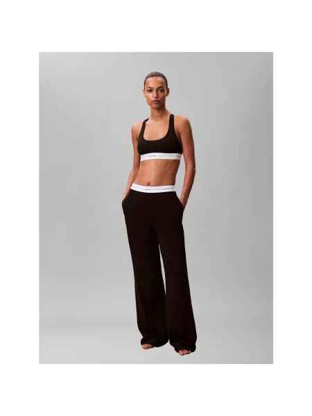 Hlače Calvin Klein Underwear od jersey s autogramom crna