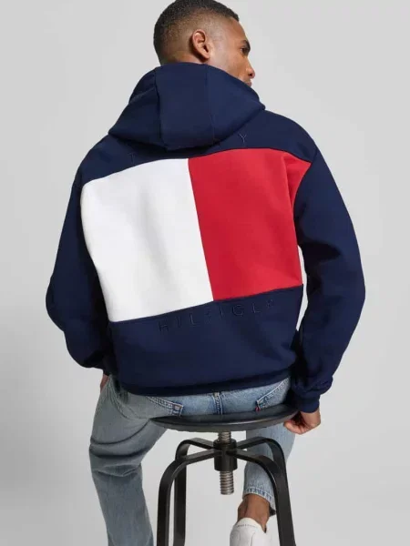Bluza z kapturem Regular Fit z czystej bawełny Tommy Hilfiger