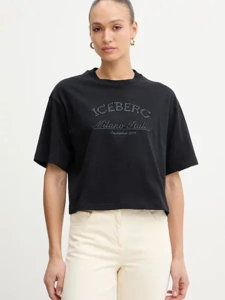 Iceberg t-shirt czarna