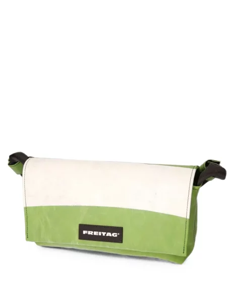 Geantă crossbody Freitag cu autograf verde