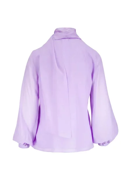 Bluză Akris cu legături violet