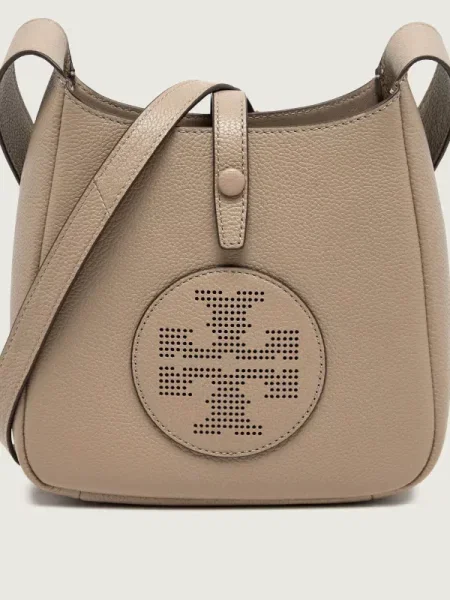 TORY BURCH De piele geantă pe umăr Miller Swing bej