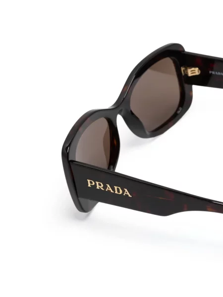 Okulary przeciwsłoneczne Prada Eyewear brązowe